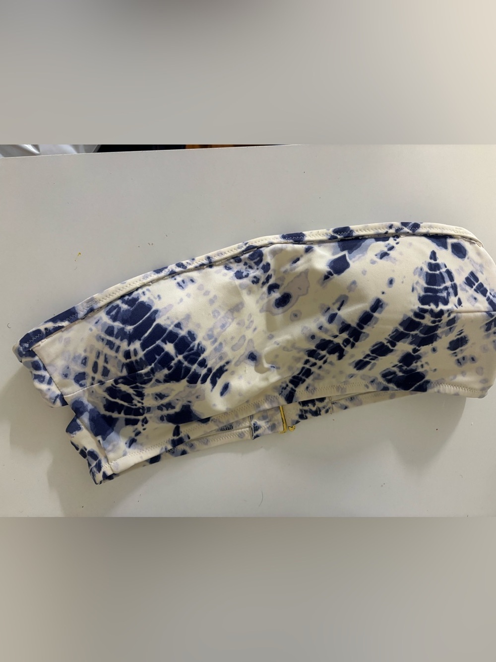 Victoria secret Navy Tie-Dye Strapless Bandeau Top Swim Bikini Large